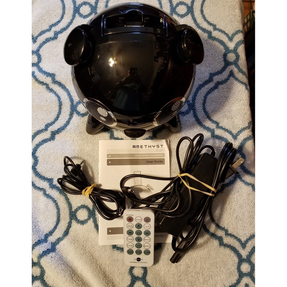 Amethyst Black Puppy Ipup Digital Active Loudspeaker With Remote Control READ - Picture 9 of 12
